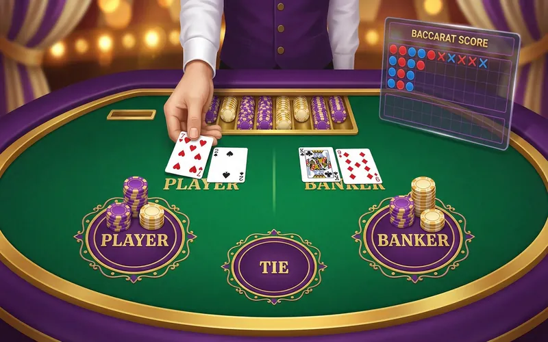 Tutorial de Bacará - Como Jogar no zzwin