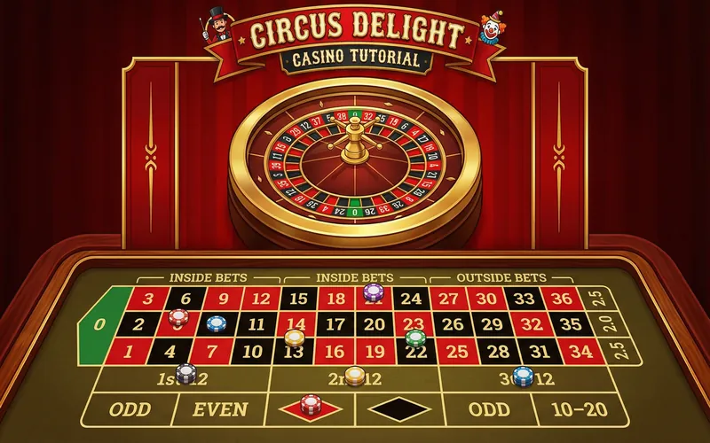 Tutorial de Roleta - Tipos de Apostas no zzwin